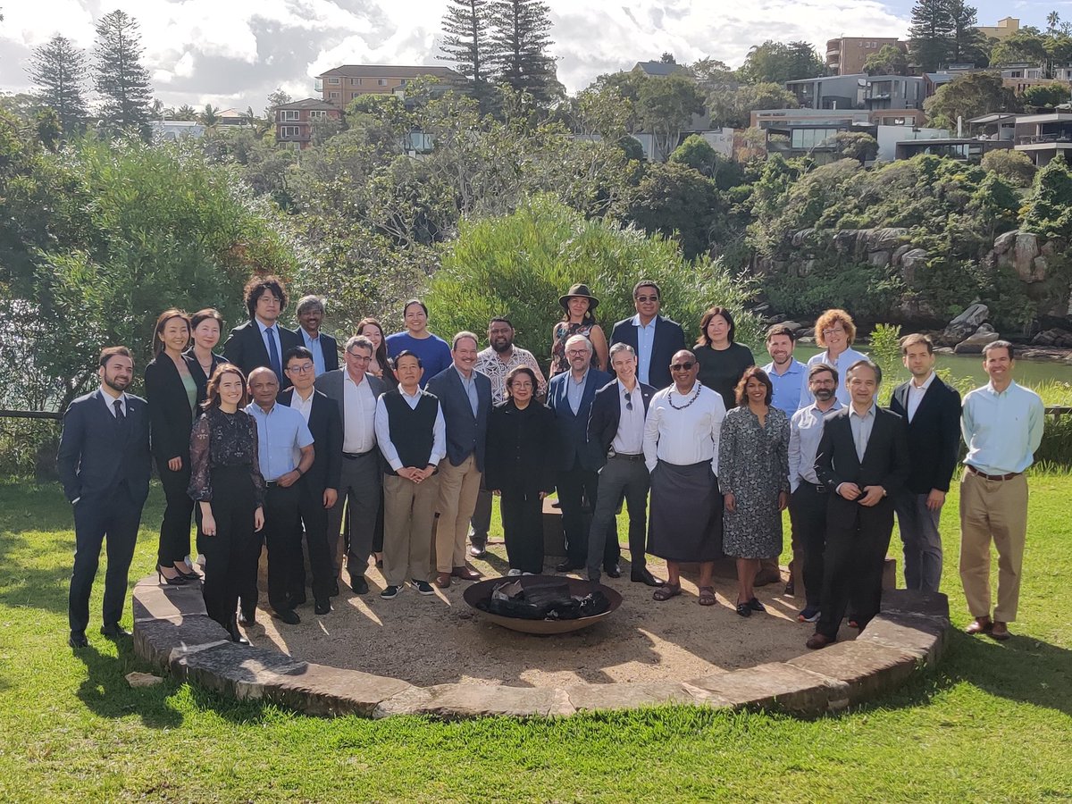DrMichaelJGreen's tweet photo. Excellent action plan constructed by the participants in the third #Sunnylands on #IndoPacific at Sydney. The full statement will be released tomorrow. @USSC @NEDemocracy https://t.co/yVhQVSjPEC