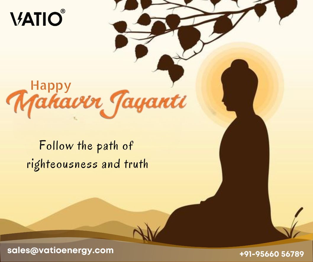 InfoVatio's tweet photo. Happy Mahavir Jayanti ! 
Let's honor the teachings of Lord Mahavir and spread peace &amp; compassion. 
Jai Mahavir! 🙏🏽 

#MahavirJayanti #Jainism #Nonviolence #VATIO https://t.co/tTf7NsKMNv