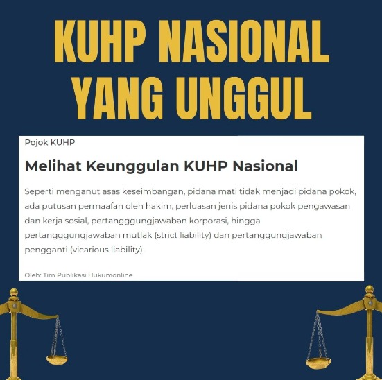 nttupdate12's tweet photo. KUHP nasional memiliki keunggulan memperluas jenis pidana pokok pengawasan dan kerja sosial. 
#NTTDukungPengesahanKUHP
#KUHPUntukKemajuanIndonesia
#ReformasiHukumKUHP https://t.co/BbodcX19nR