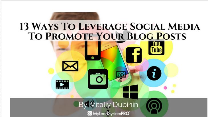haroldjkurt's tweet photo. 13 Ways To Leverage Social Media To Promote Your Blog Posts:
https://t.co/T8utuNhbpo https://t.co/NF26vwvLru