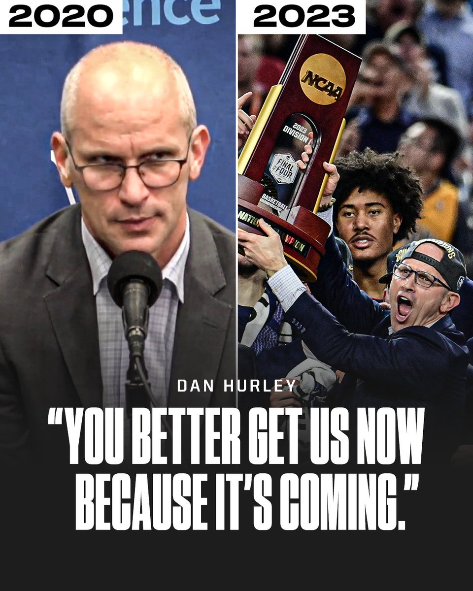 SportsCenter (@sportscenter) on Twitter photo Dan Hurley said this after a heartbreaking loss to Villanova in 2020 👀
<a href="/UConnMBB/">UConn Men's Basketball</a> Dan Hurley said this after a heartbreaking loss to Villanova in 2020 👀
<a href="/UConnMBB/">UConn Men's Basketball</a>