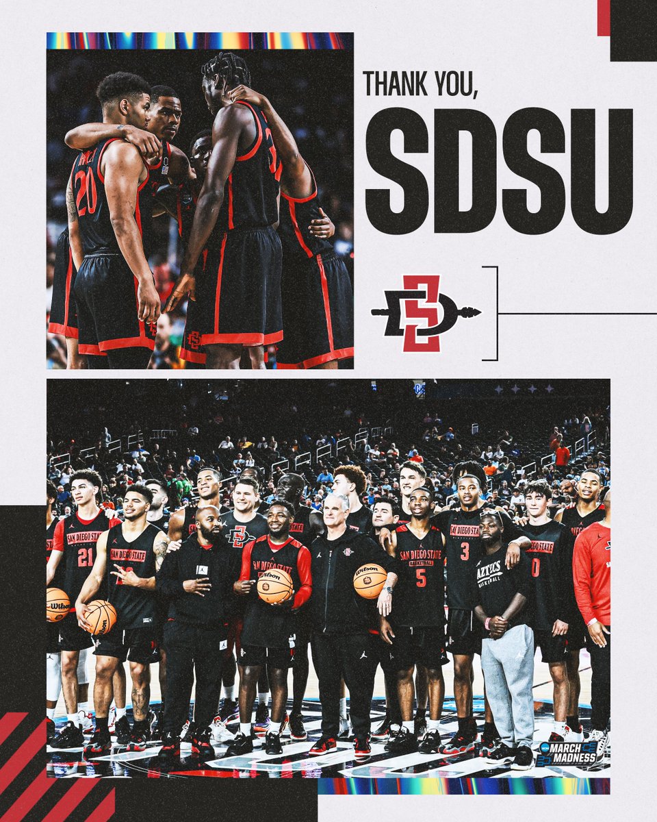 A phenomenal season 👏

Thank you, <a href="/Aztec_MBB/">San Diego State Men's Basketball</a> 🙌