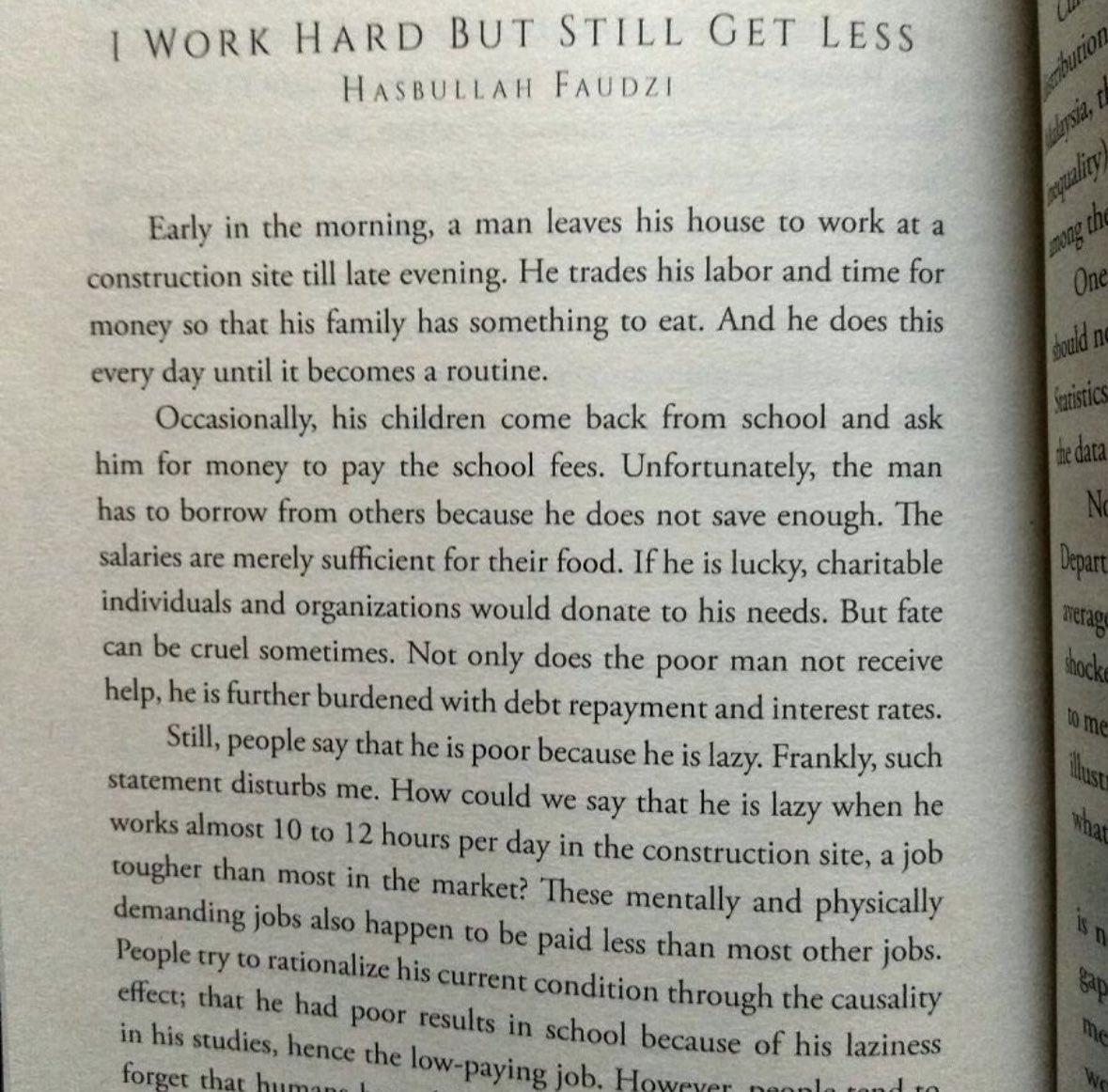 IzzahTajari's tweet photo. Hasbi wrote this piece long time ago — why we stayed poor even when we work really hard. It is not about work life balance or work hard but the systemic issues that we need to address.

Stop romanticizing ‘work hard to get more or to be rich’. https://t.co/jGzzyCfHxa