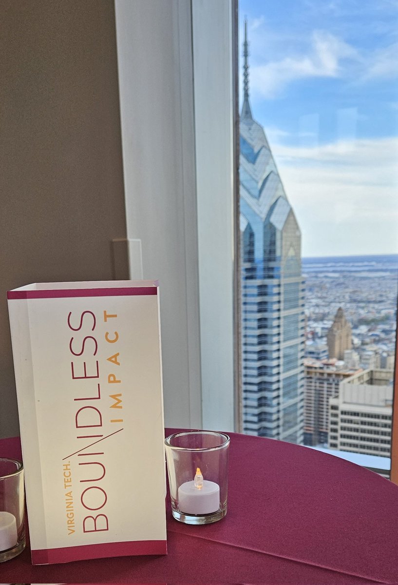 MarlowCul72's tweet photo. Attended @virginia_tech #boundlessimpact in Philly. Met great ppl. I was esp impressed by @VTCorpsofCadets member who spoke about VT developing servant leaders 🧡 Highlight was getting Dir. Angela to #startjumping w/me! @1AndreDavis joined in a little, too. What fun! GO HOKIES! https://t.co/B63r1xJjRI