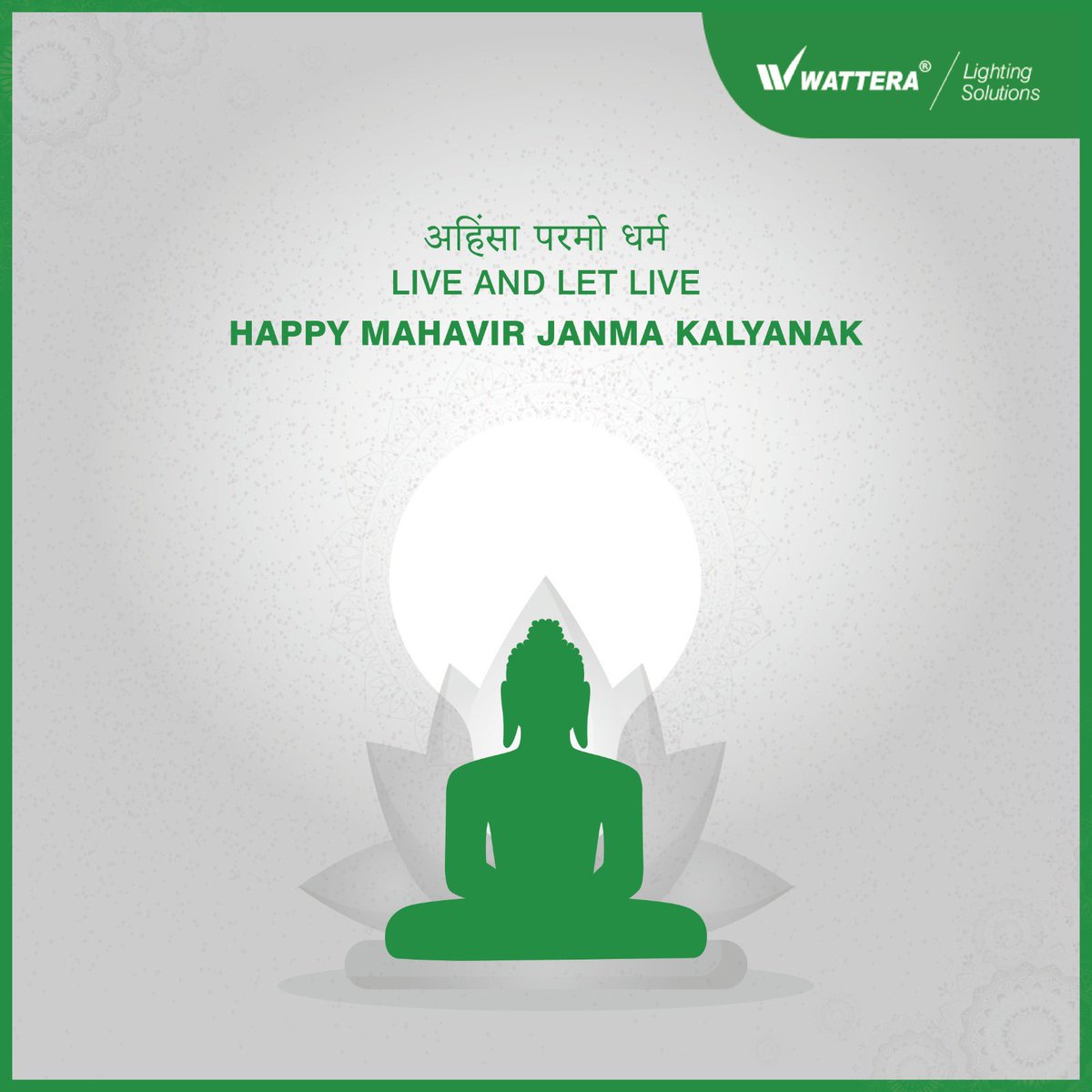 watteraind's tweet photo. This Mahavir Janma Kalyanak, adopt the path of truth, knowledge and non-violence.

#Wattera #Wattcab #Lights #Lighting #LEDLights #LED #LEDLighting #SmartLighting #SmartLights #LightsThatFollowYou #EnergyEfficient #GoGreen #SaveEnergy #HighPerformanceLights #LightingIndustry https://t.co/FTGTMVojG9