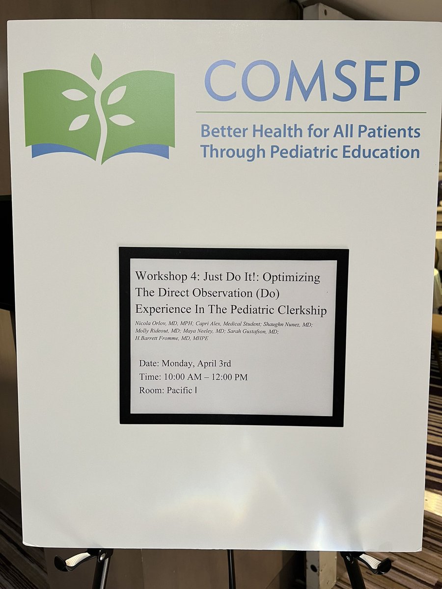 Nicola Orlov, MD MPH (@nicolaorlov) on Twitter photo Couldn’t ask for a better workshop audience than <a href="/COMSEPediatrics/">COMSEP</a>. Thx for your enthusiasm as we brainstorm ways to improve direct observations for clerkship students #LCME Join <a href="/caprialexx/">Capri Alex</a> 2morrow for results from our full study <a href="/UChiPritzker/">UChicago Pritzker School of Medicine</a> <a href="/comerpedschiefs/">UChicago Peds Chiefs</a> <a href="/FutureDocs/">Vinny Arora MD MAPP</a> Couldn’t ask for a better workshop audience than <a href="/COMSEPediatrics/">COMSEP</a>. Thx for your enthusiasm as we brainstorm ways to improve direct observations for clerkship students #LCME Join <a href="/caprialexx/">Capri Alex</a> 2morrow for results from our full study <a href="/UChiPritzker/">UChicago Pritzker School of Medicine</a> <a href="/comerpedschiefs/">UChicago Peds Chiefs</a> <a href="/FutureDocs/">Vinny Arora MD MAPP</a>
