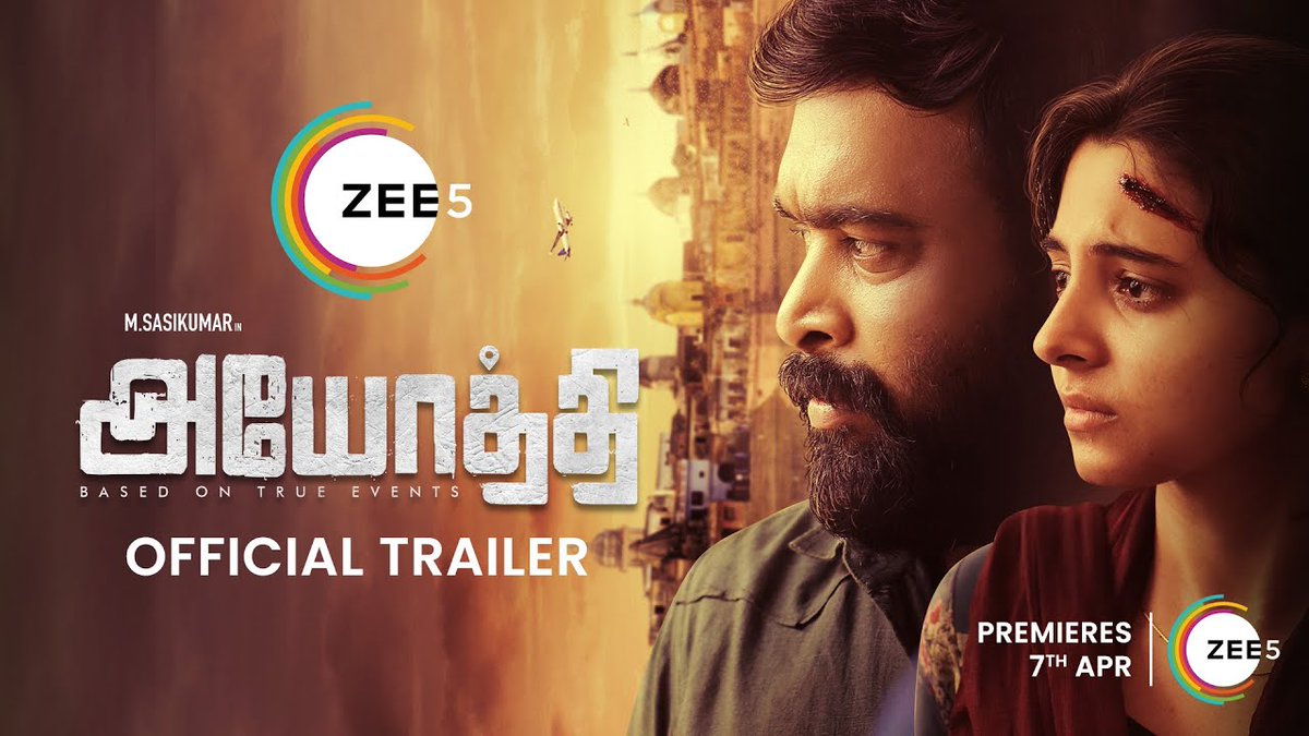 CinemaRareIN's tweet photo. Tamil film #Ayothi (2023) by #RManthiraMoorthy premieres April 7th on @ZEE5India.
Ft. @SasikumarDir #PreethiAsrani @iyashpalsharma @VijaytvpugazhO & @DirectorBose.
@tridentartsoffl @NRRaghunanthan @Sanlokesh @saregamasouth @ZEE5Tamil https://t.co/n8gmDRm8rt