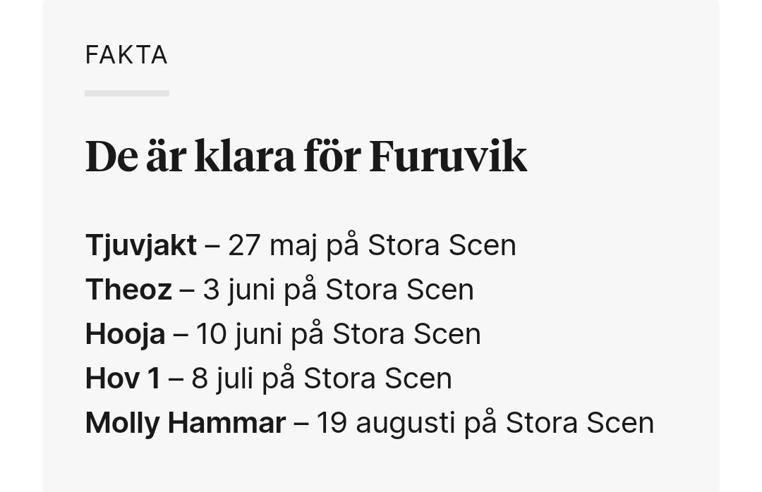 cruislaw's tweet photo. Är premiärbokningen ett genidrag eller spiken i kistan? Här är Furuvik ute och spelar ett jävulskt högt spel. https://t.co/QPywVBtH9T