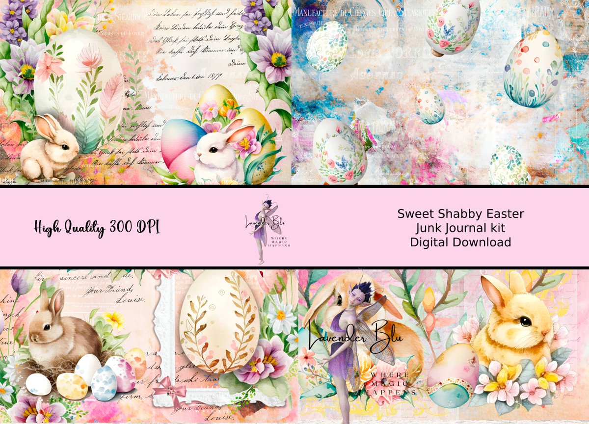 LBluart's tweet photo. In this video below, I am showcasing my new Junk Journal Kit, Sweet Shabby Easter.

I actually got the name of the kit wrong in the video, it is called Sweet Shabby Easter and you can view it in my etsy shop HERE

https://t.co/6OlZZUNBSy?

https://t.co/AeBtk40Q8P https://t.co/X2pXED5gMc