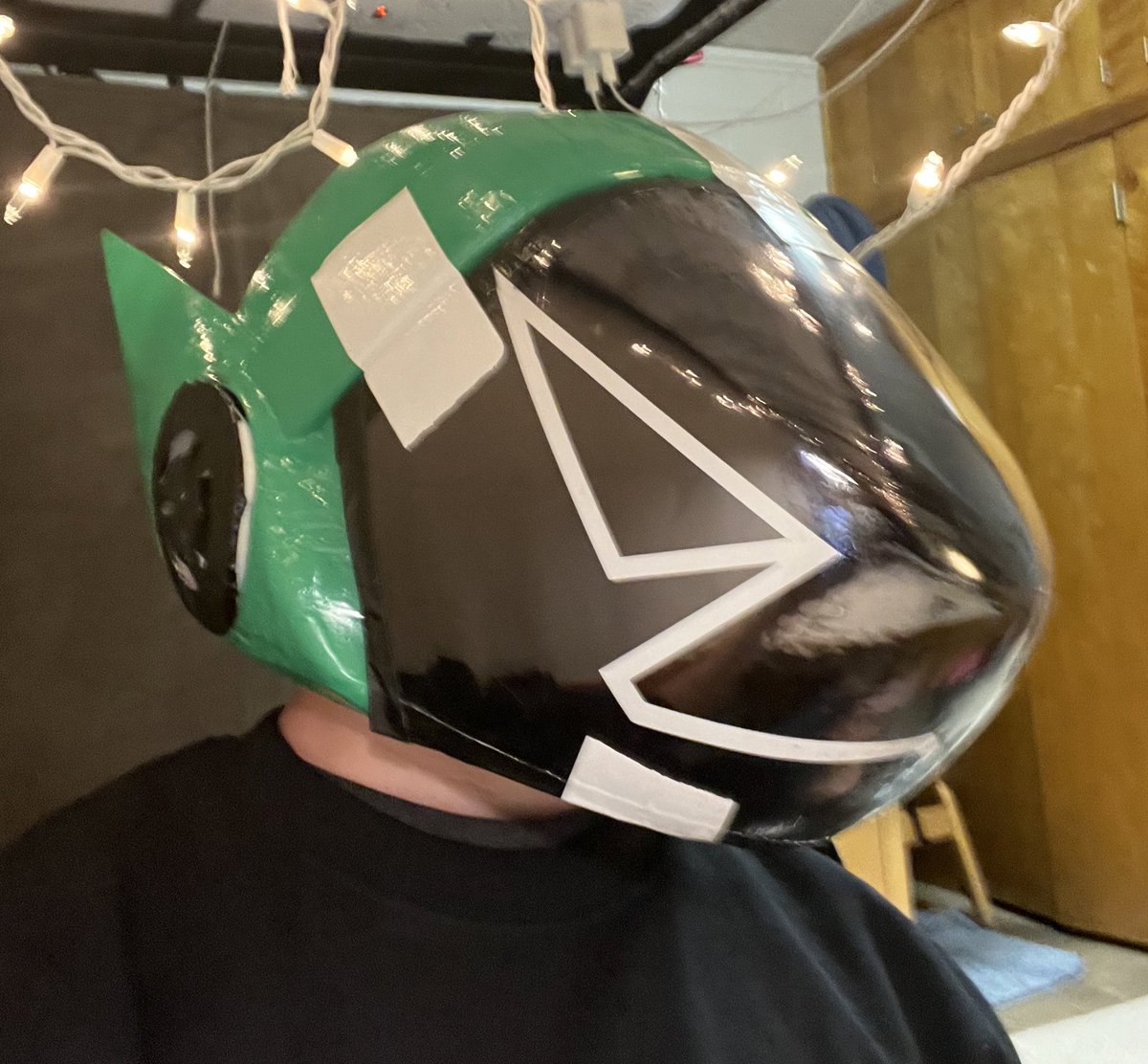 MintLeaf314's tweet photo. Cleaning of the visors did not go well, but I was able to salvage a few and turn them into this!#protgen #furry https://t.co/PVNEBmrGaV