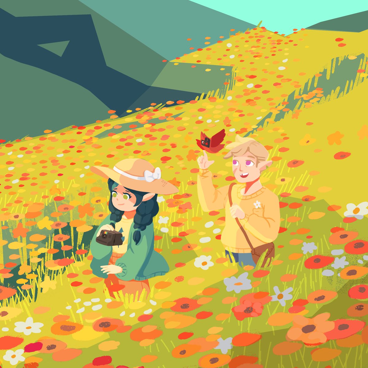 「Flower Fields #TheOwlHouse #Huntlow 」|Cocoのイラスト