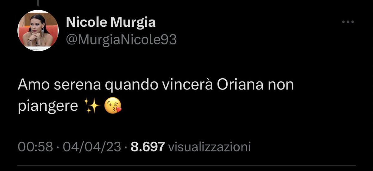 Ma colleghiamoci con Nicole Murgia 

#GFVip #nikiters #donnalisi #gintonic