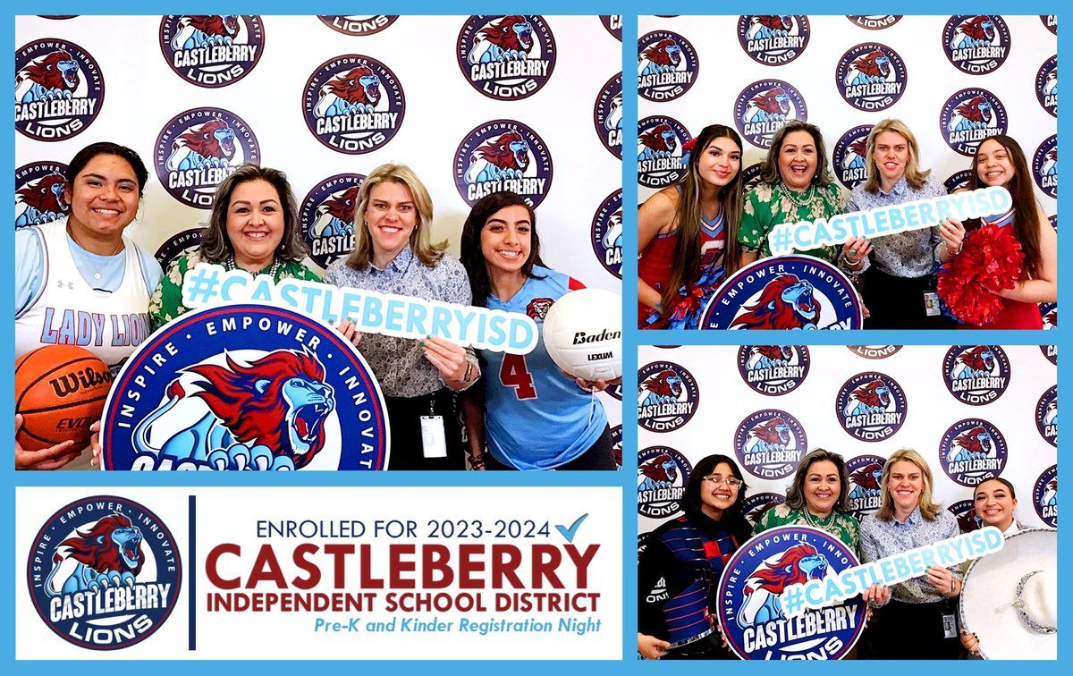 Castleberry ISD PRE-K and Kinder Round Up in full effect! 
#CISDFutureLions
