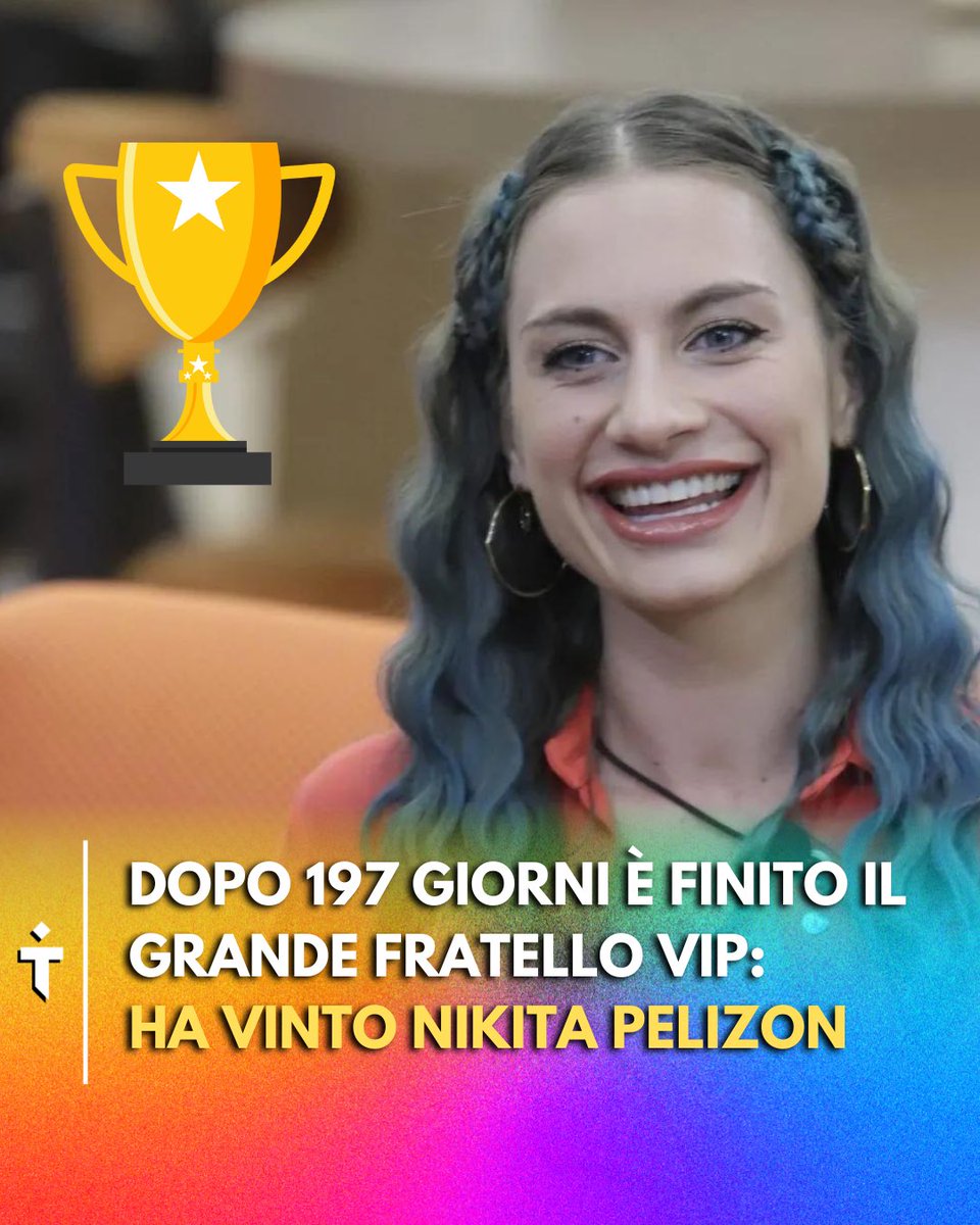 🥇 Nikita Pelizon vince #GFVIP 7 🥇