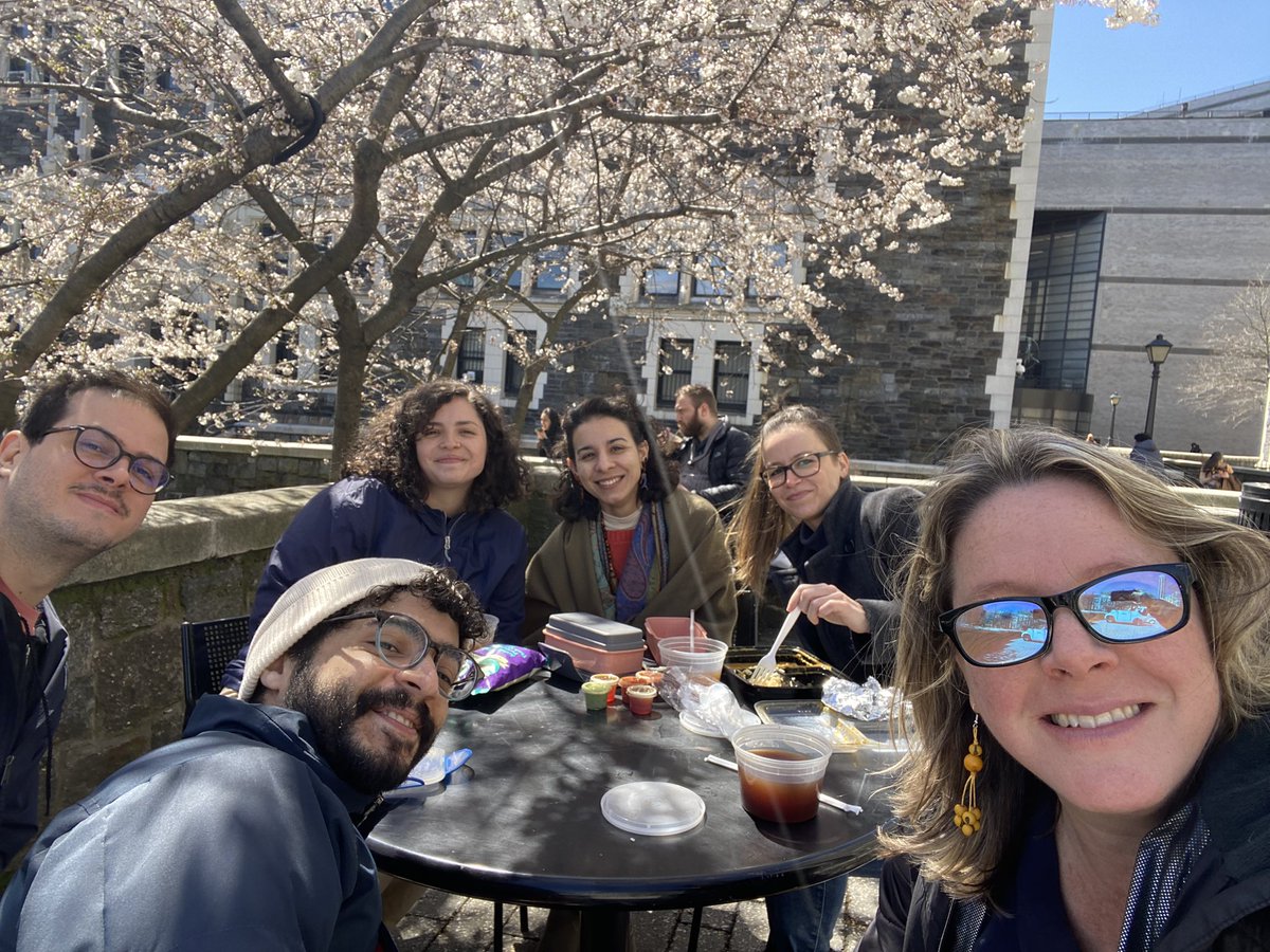 ana_bosslady's tweet photo. Lunch, talk, and chat with the impressive Dr. @alencarlrv today. Come back soon, Laura - and thanks again for visiting @CityCollegeNY @CCNY_Science! https://t.co/F7y3zpdfFq