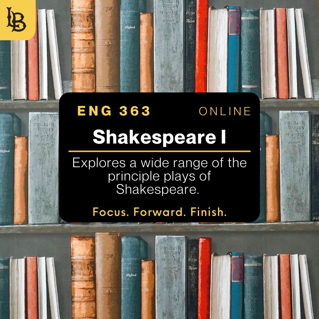 CSULBInterSessn's tweet photo. Are you interested in learning more about Shakespeare? Take ENGL 363 to explore the classic writer’s plays by researching his word usage and methods!

#FocusForwardFinish #SummerCourses #CSULB #GoBeach #CSULBIntersessions https://t.co/zAyP2IqCdN