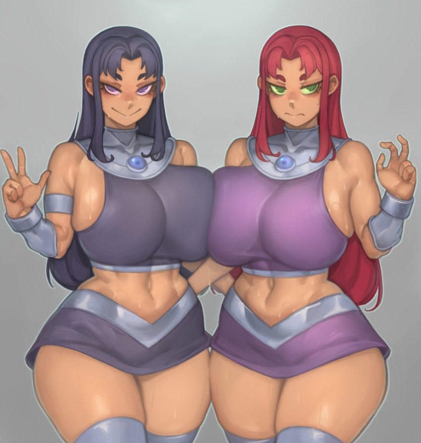TamaranTease's tweet photo. “It is always the competition of whose grebnacks are bigger with my sister Blackfire.” 🙄

#SuperSluts https://t.co/XhAoFBSUrv