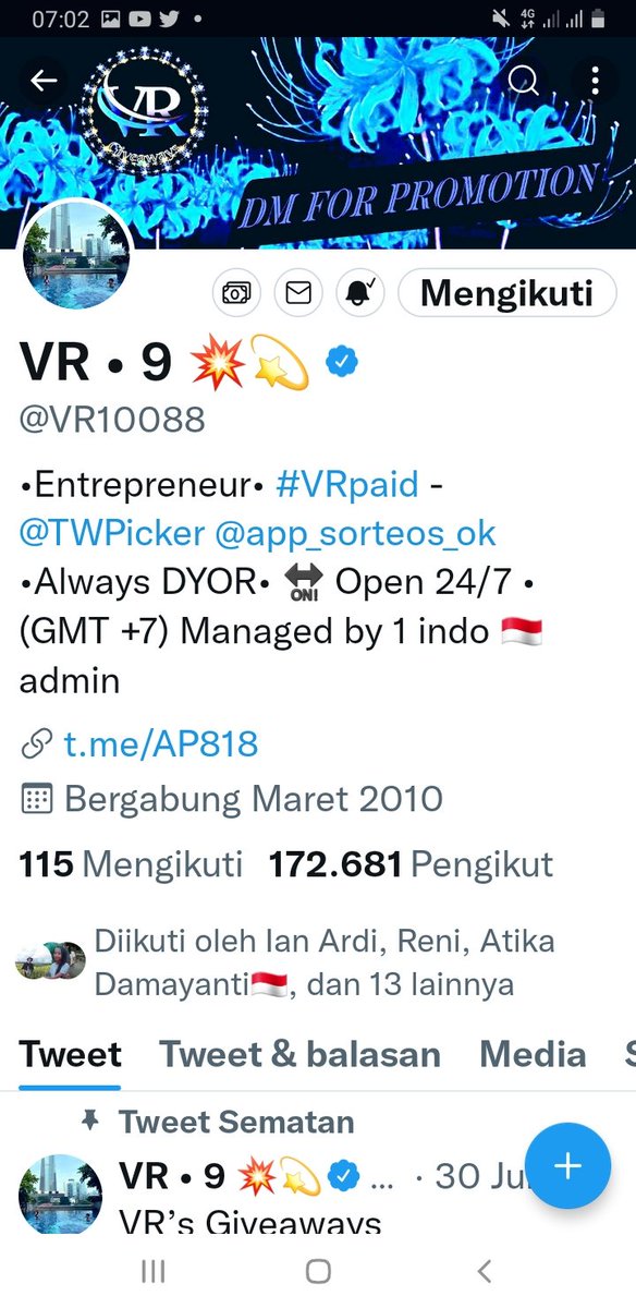 IndriNov73's tweet photo. @A100888 @VR10088 Sejak dulu https://t.co/5yqYcznf6Z