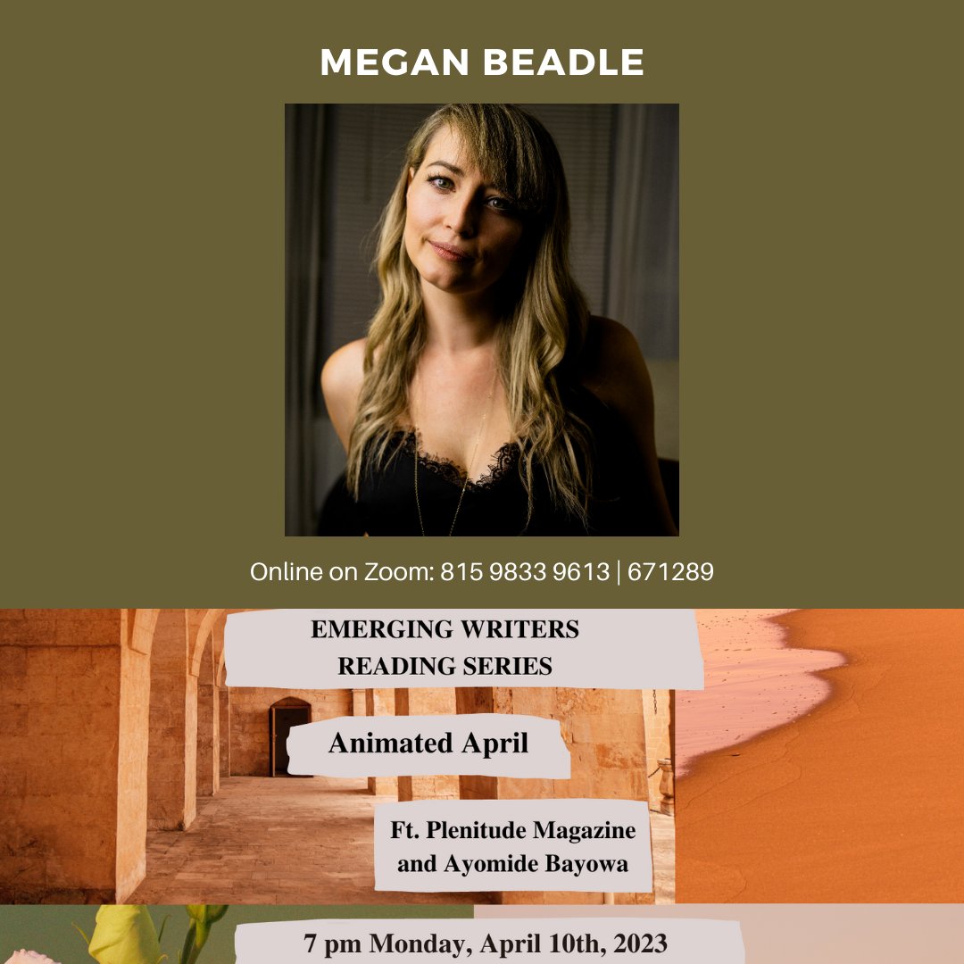ewreading's tweet photo. Megan Beadle is an emerging literary and fantasy writer living in Toronto. She is also the Assistant Editor at Dundurn Press.

Don't miss out as Megan reads with us next Monday, April 10th at 7 pm ET! https://t.co/qHffdXGSTG