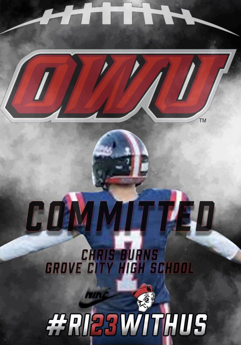 Thankful for the opportunity to continue my academic and athletic career at Ohio Wesleyan University! <a href="/OWUBishopFB/">Ohio Wesleyan Football</a> <a href="/Ted_Houlihan/">Ted Houlihan</a> <a href="/CoachTomWatts/">Tom Watts</a>