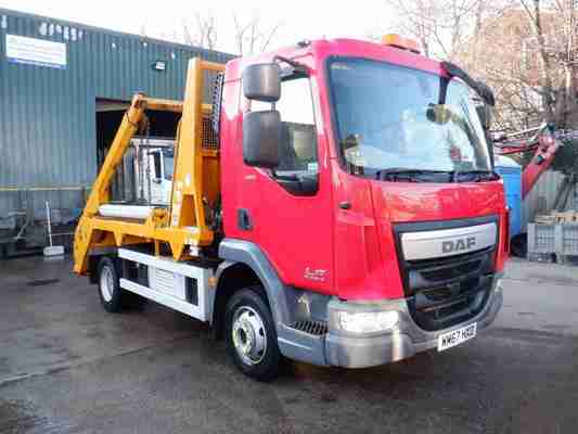 2018 DAF LF-180 Skip Loader dlvr.it/SlxmtQ
