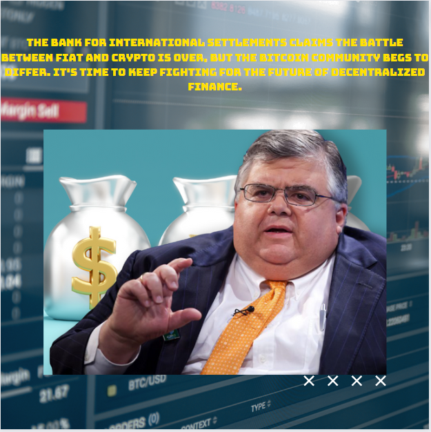 JamesSt43915370's tweet photo. BIS claims fiat has won the battle with crypto, but the Bitcoin community isn't convinced. The fight is far from over.
#CryptoMonday
#CryptoandFinancing https://t.co/B8cpcQSFCG