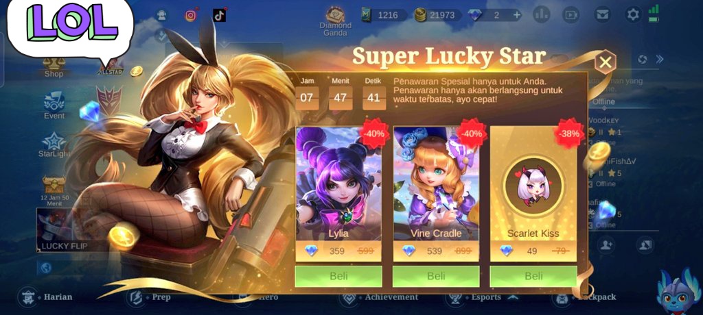 Honokamiyuri's tweet photo. Pengen skin chang'e 🥺....

Aku tutup nama ML ku karena pake nama RL. https://t.co/GX8MQAZrLF