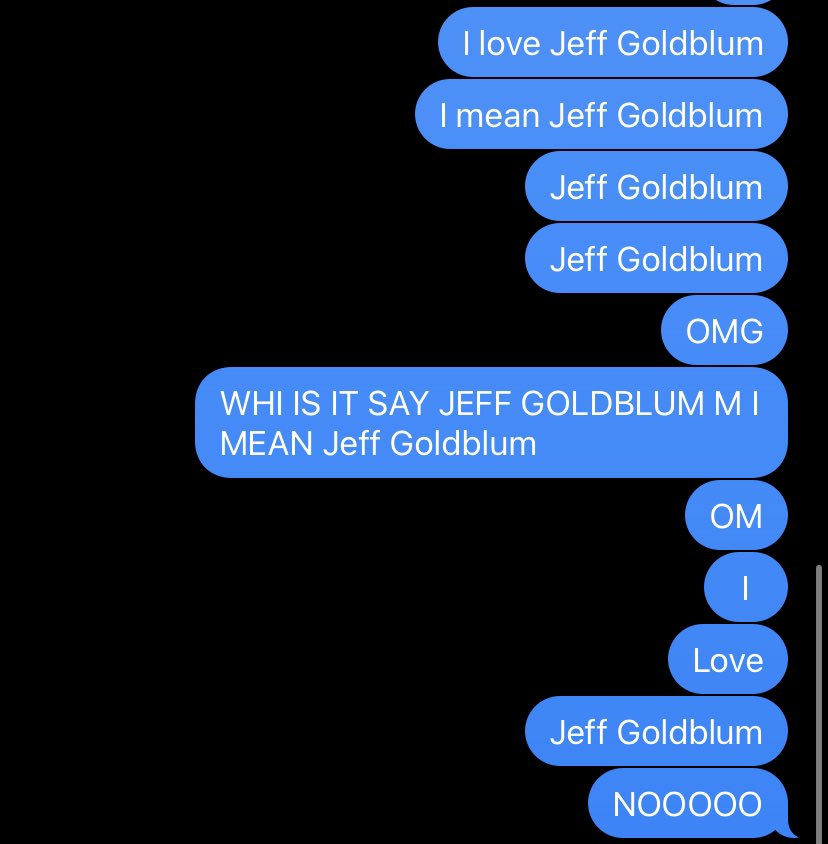 ThouGuy's tweet photo. Some one changed “you” to get this, JEFF GOLDBLUM https://t.co/807RMqBF1F