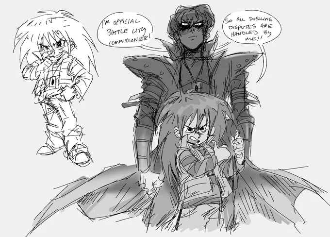 the fact that mokuba has never seen a brush in his life is very funny to me #yugioh 