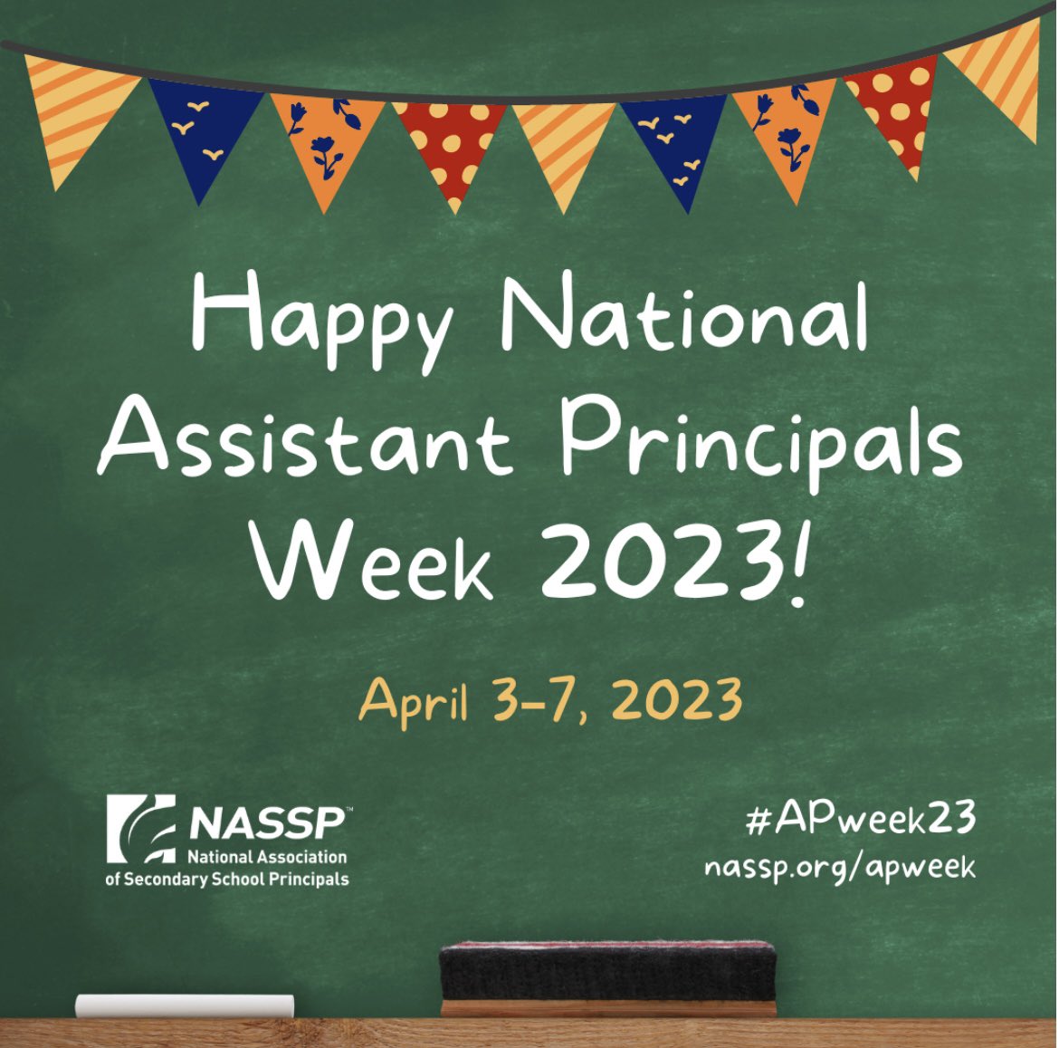 Happy National Assistant Principals Week to all of the Assistant Principals across HISD. Thank you for the work you do with students and staff each day. #APweek23