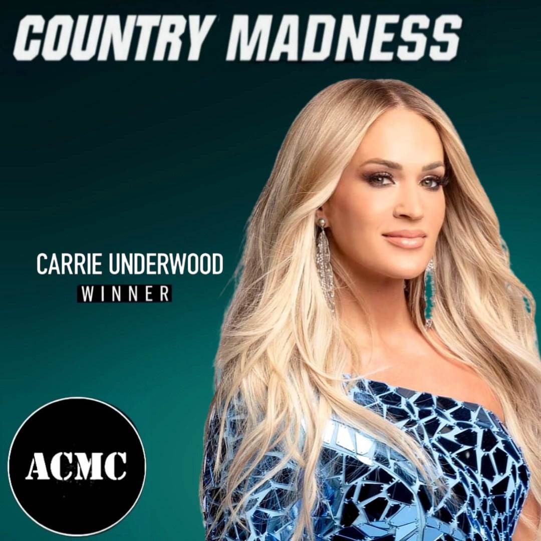ACMC_Country's tweet photo. Congratulations to the 2023 Country Madness winner @carrieunderwood! This is Carrie's third consecutive year winning. https://t.co/Oi26wv3TiK