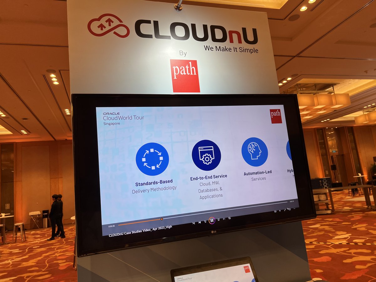 PathInfotechLtd's tweet photo. We are superexcited to be here at #OCW Tour #Singapore. Drop by our Booth #S5 and meet our CLOUDnU team. Find out how #CLOUDnU by Path is solving critical #businesschallenges &amp; helping #customers gain better business outcomes. Visit our website https://t.co/Wvd1wHhmGi https://t.co/qX6qMprbUs