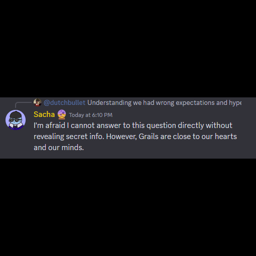 rexaltair's tweet photo. In the official Gucci Vault Discord, Gucci Team member Sacha assures us that neither #GucciGrails nor Gucci Vault material has been forgotten by the Gucci team.

#10ktfGucciGrail #GucciGrail @10KTFshop @10ktfGucciGrail https://t.co/DF6ibAiaEO