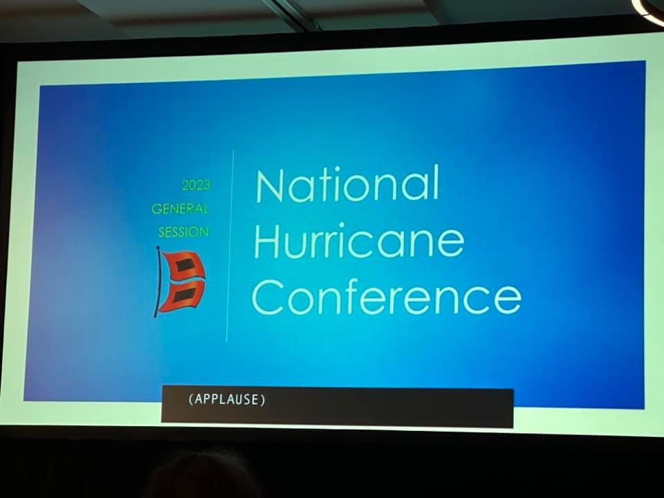 GOHSEP's tweet image. At the 2023 National Hurricane Conference, GOHSEP Communications Director, Mike Steele was recognized with the ‘Distinguished Service’ award for his 10 years of outstanding leadership  developing numerous public education campaigns and assisting neighboring states. #GetAGamePlan