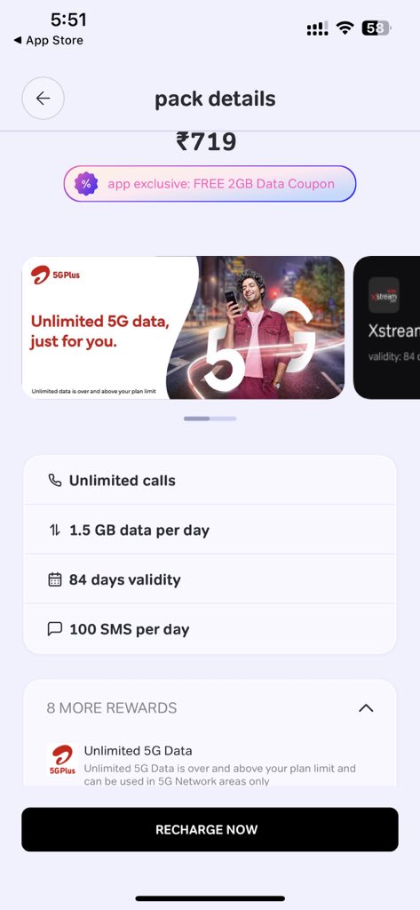 Tarunkr_'s tweet photo. @airtelindia unlimited 5G plus over and above data pack.. internet speed reduced .  Don’t offer if u can’t provide or put terms and conditions apply.. Not truly unlimited😡 https://t.co/jBiQe8mBVH