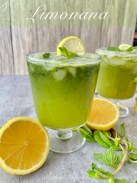 Limonana is #refreshing #mint #lemonade from #Lebanesecuisine that is so bold in #flavors and #delicious and is easy to prepare.  This is the perfect #thirstquencher you are looking for! @MelissasProduce #sponsored  go.shr.lc/3zvfoMa