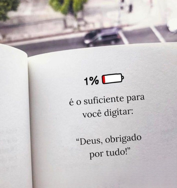 Deus obrigado por tudo ❤️