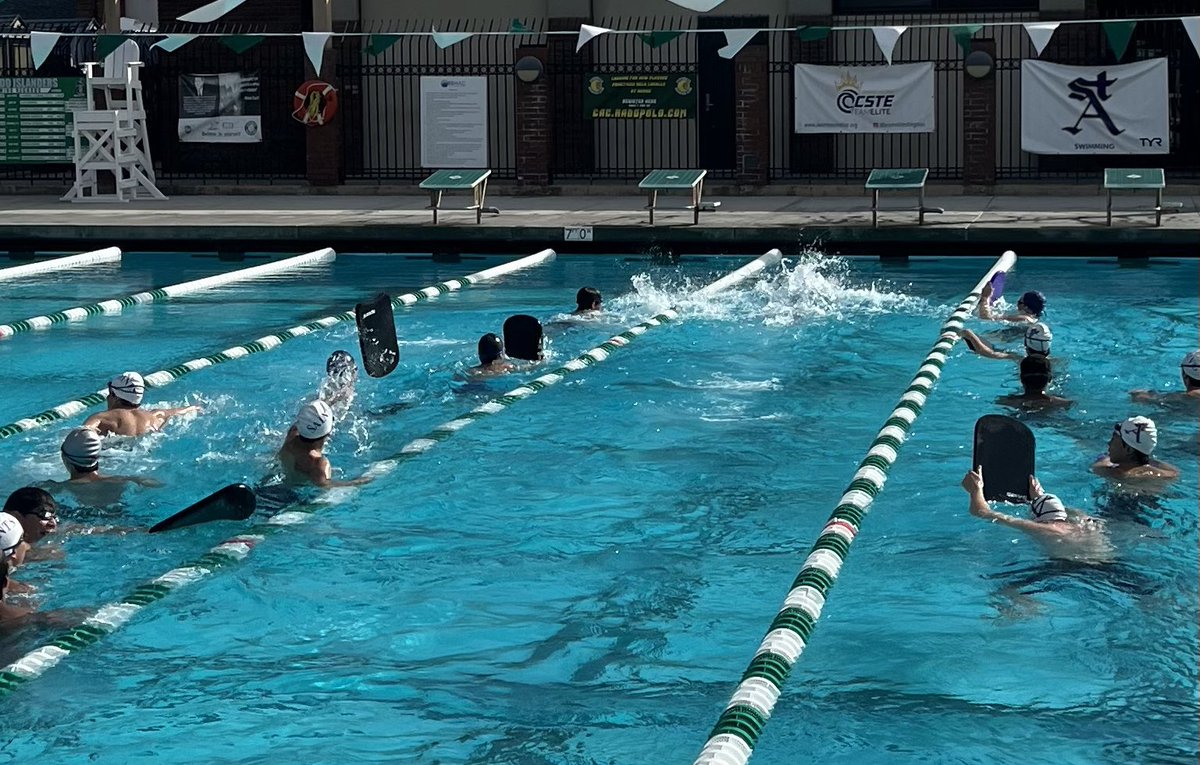 sta_swim's tweet photo. Captains wrote practice today. AC’s birthday. Sharks and Minnows. Metal Monday’s 🎶 https://t.co/7baMgcsyov