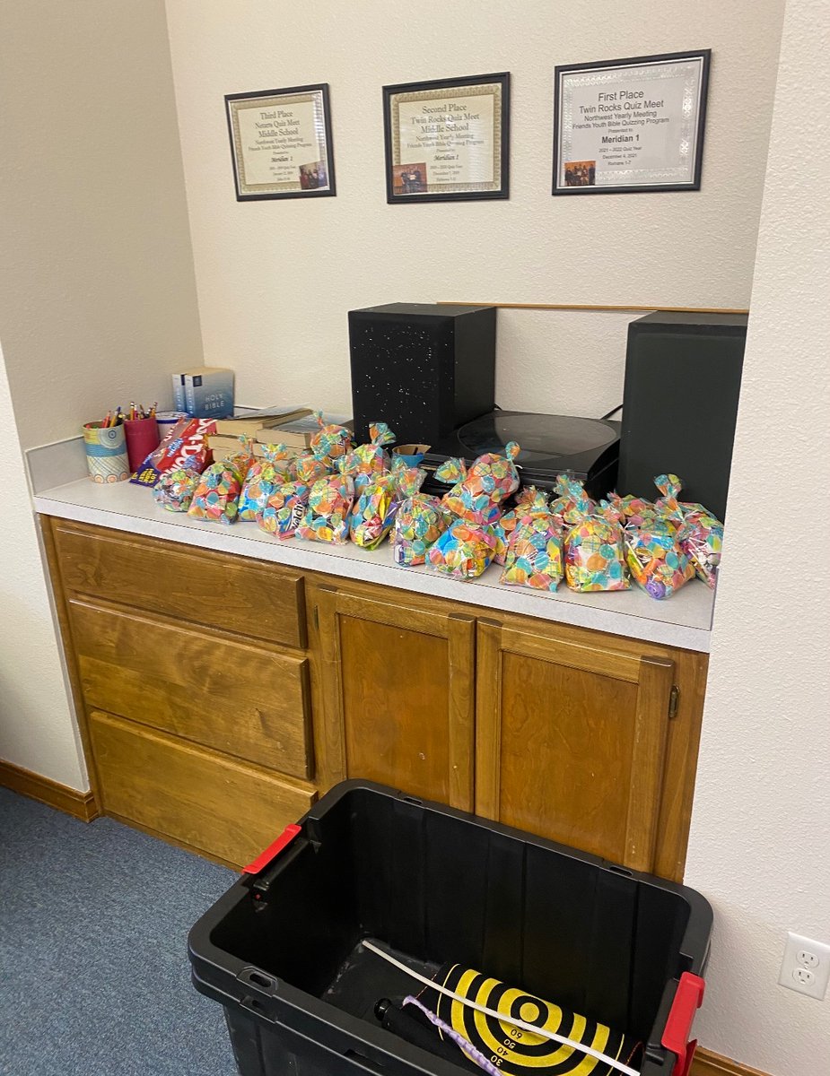 Stuffing bags of candy for Easter Eggstravaganza!