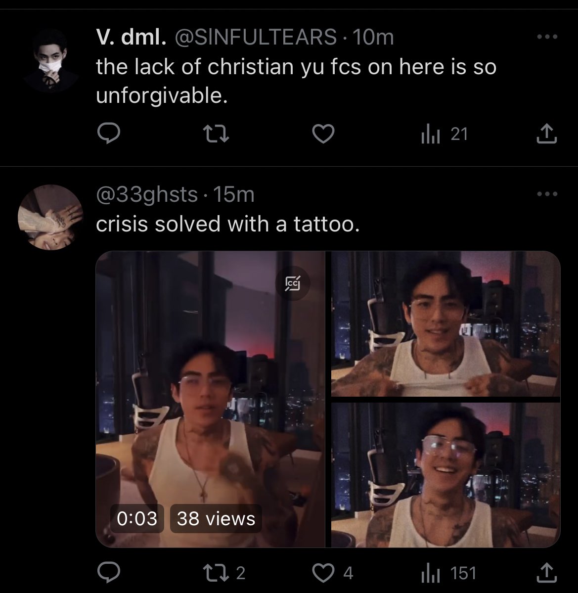 <a href="/SlNFULTEARS/">V. ndms</a> oomf the way I laughed out loud