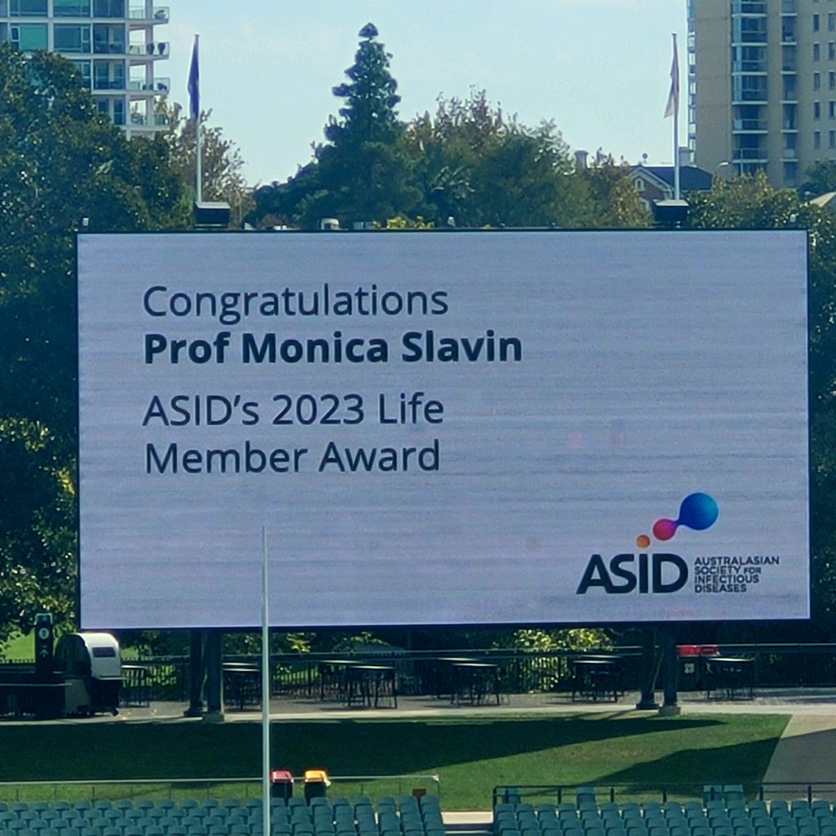 This is everything. @monicaslavin @TheAdelaideOval #asid23