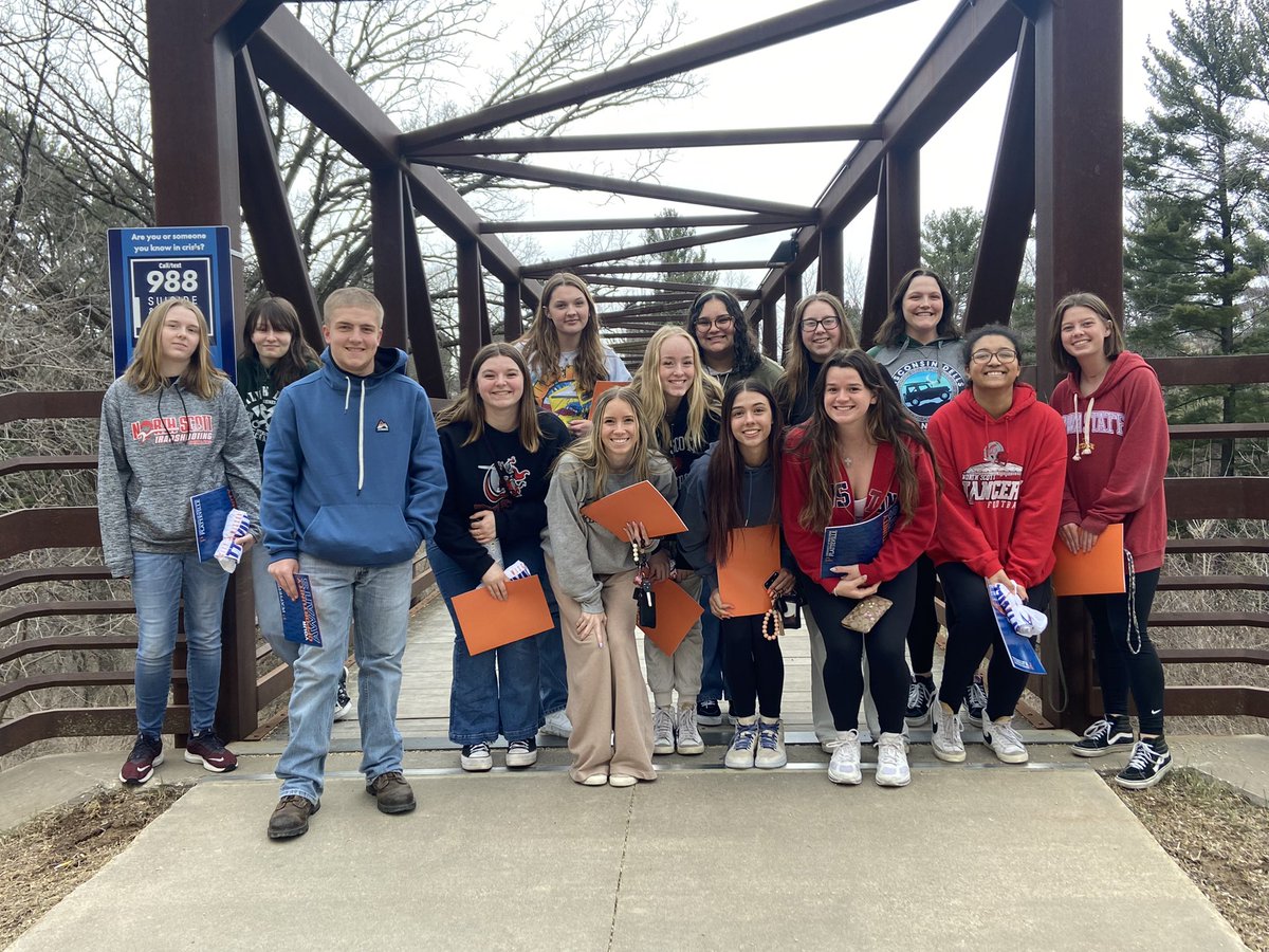Campus visit to UW-Platteville today!  Great opportunity to learn about their programs and see their campus!  <a href="/NorthScottHS/">North Scott High School</a>