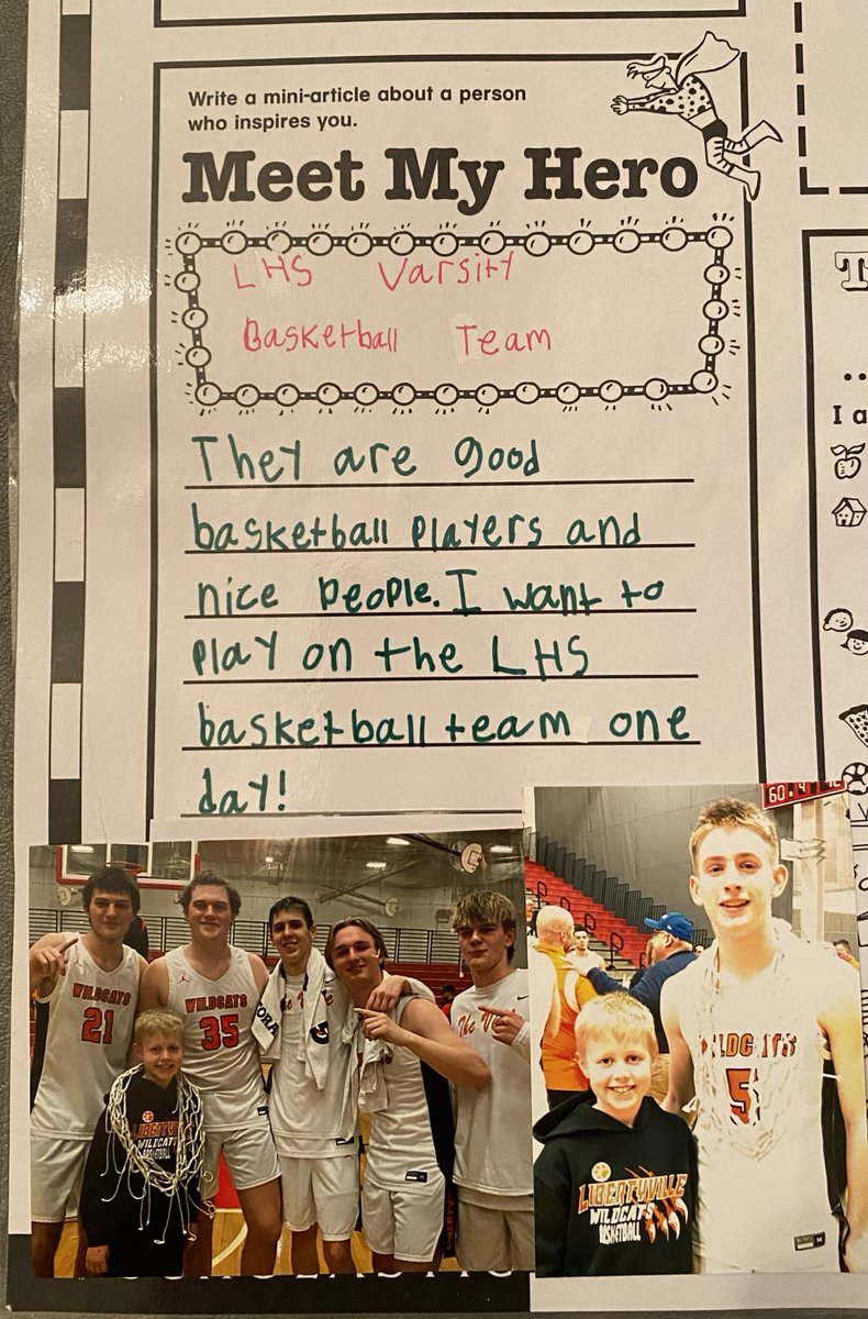 Success isn't just about what you accomplish, it is about what you inspire others to do.  We are proud of the impact our players have on the community and future Wildcats. <a href="/District128/">District 128</a> #together