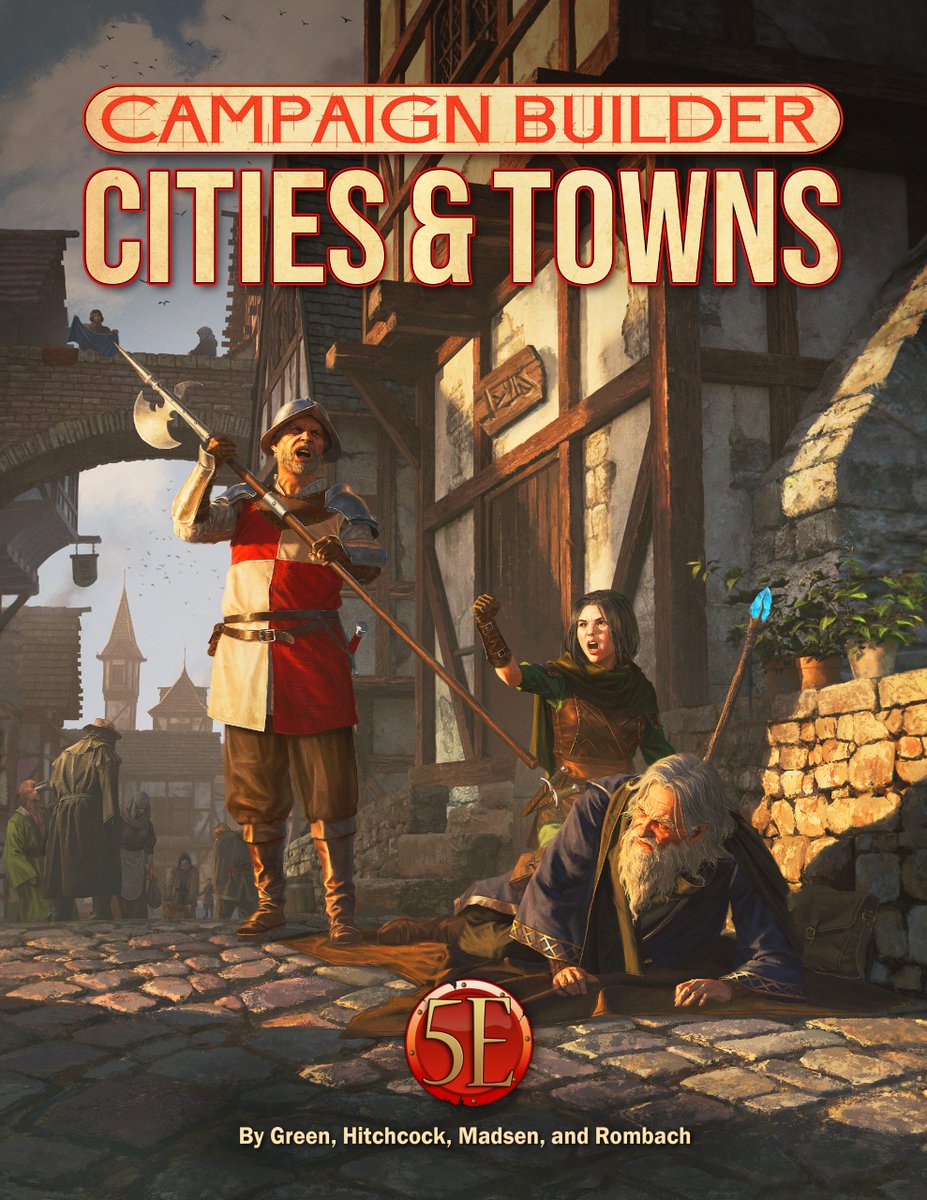 Ep 21! Fantasy civic planning concludes we finish the city of Point Reach w/the invaluable help of "Campaign Builder: Cities and Towns" <a href="/KoboldPress/">Kobold Press</a> this book thinks of everything you don't really sparks design creativity!
player.captivate.fm/episode/24138e…

#DnD #ttrpg #DungeonsAndDragons