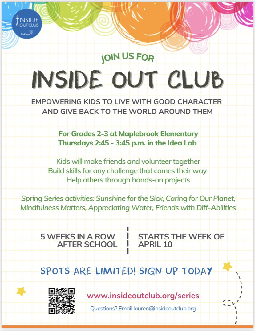 LauraLoehmann33's tweet photo. Maplebrook Is Teaming Up With Inside Out Club, Developing Kids With Character Inside &amp; Out 
#WeAreMaplebrook #203Unites #LiveInsideOut #PartnersInGrowth https://t.co/YuG8akFqNw