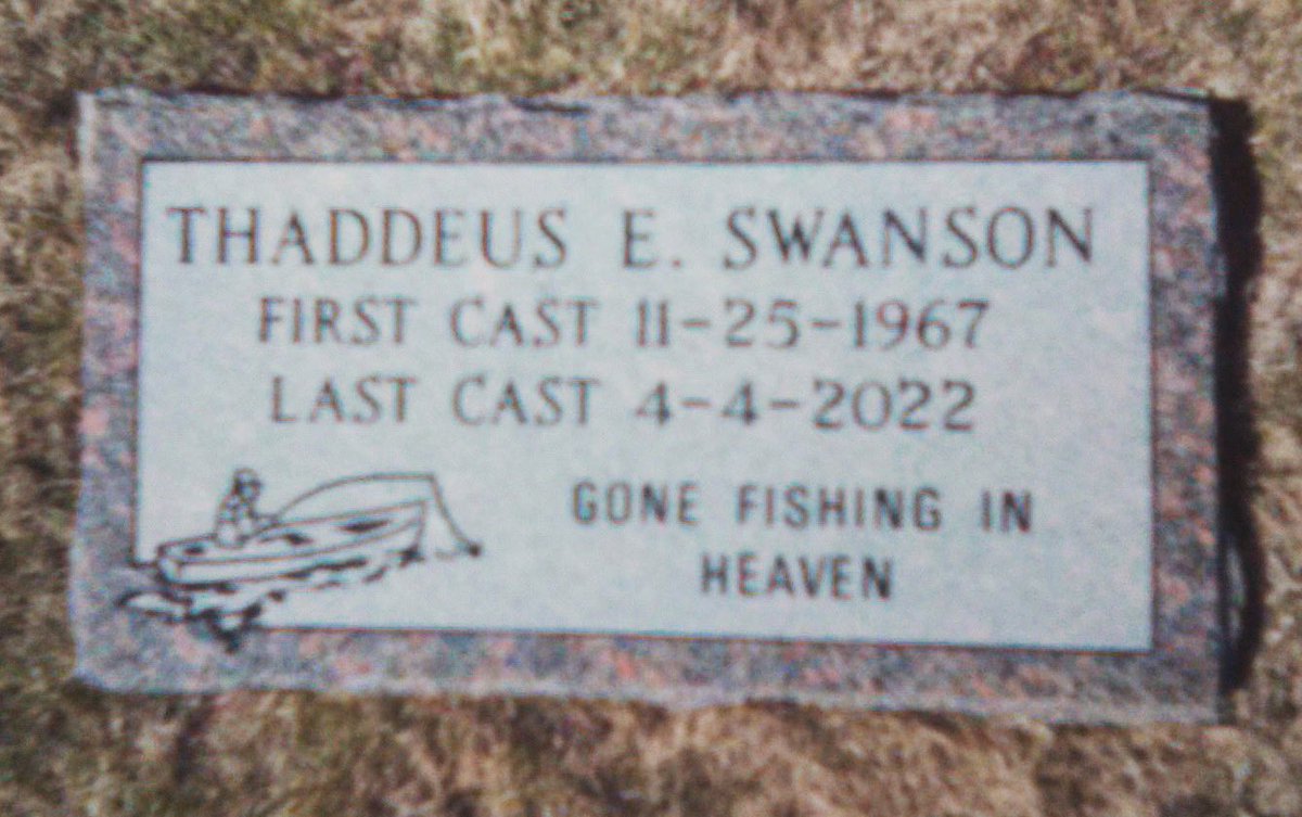 It’s hard to believe tomorrow will be a year. Miss you dad! We will take the boys fishing this summer, just like you used to take us!🎣 🤍