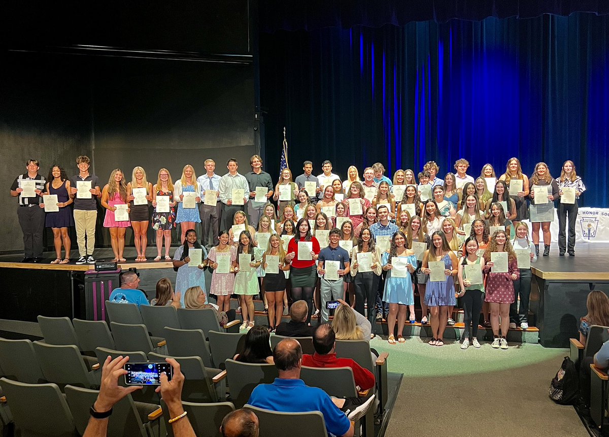 Congratulations to our newest inductees and to our graduating seniors recognized at tonight’s National Honor Society ceremony.