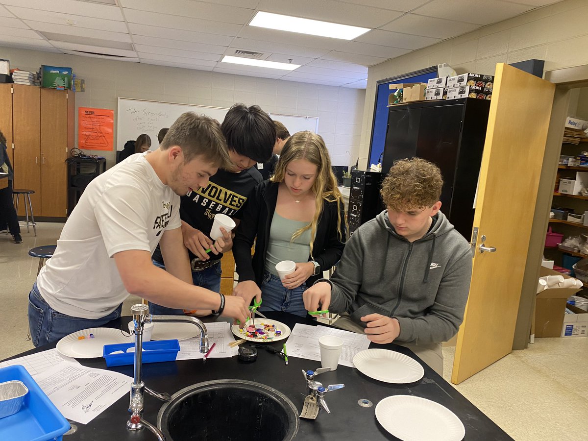Igoscience's tweet photo. Beak lab -Adv. Bio students have many “beaks” to “feed” with to understand natural selection. https://t.co/7z2LCWop2I