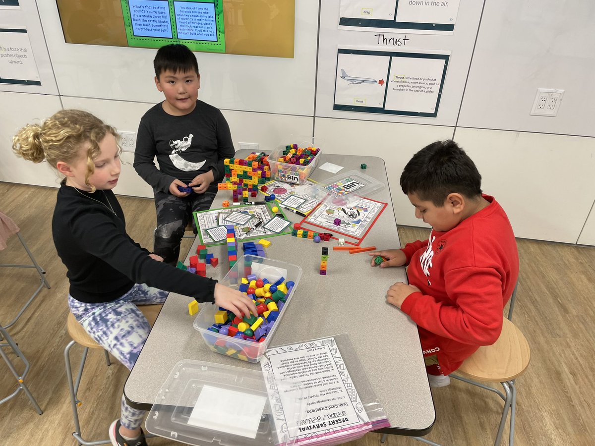 edison_stem's tweet photo. Happy to have these engineers in the Makerspace today! They are using the design process to build different structures in Desert Survival game #wintime #stemd69 #engineeringdesignprocess #STEMisfun https://t.co/sjsDmpxEvo