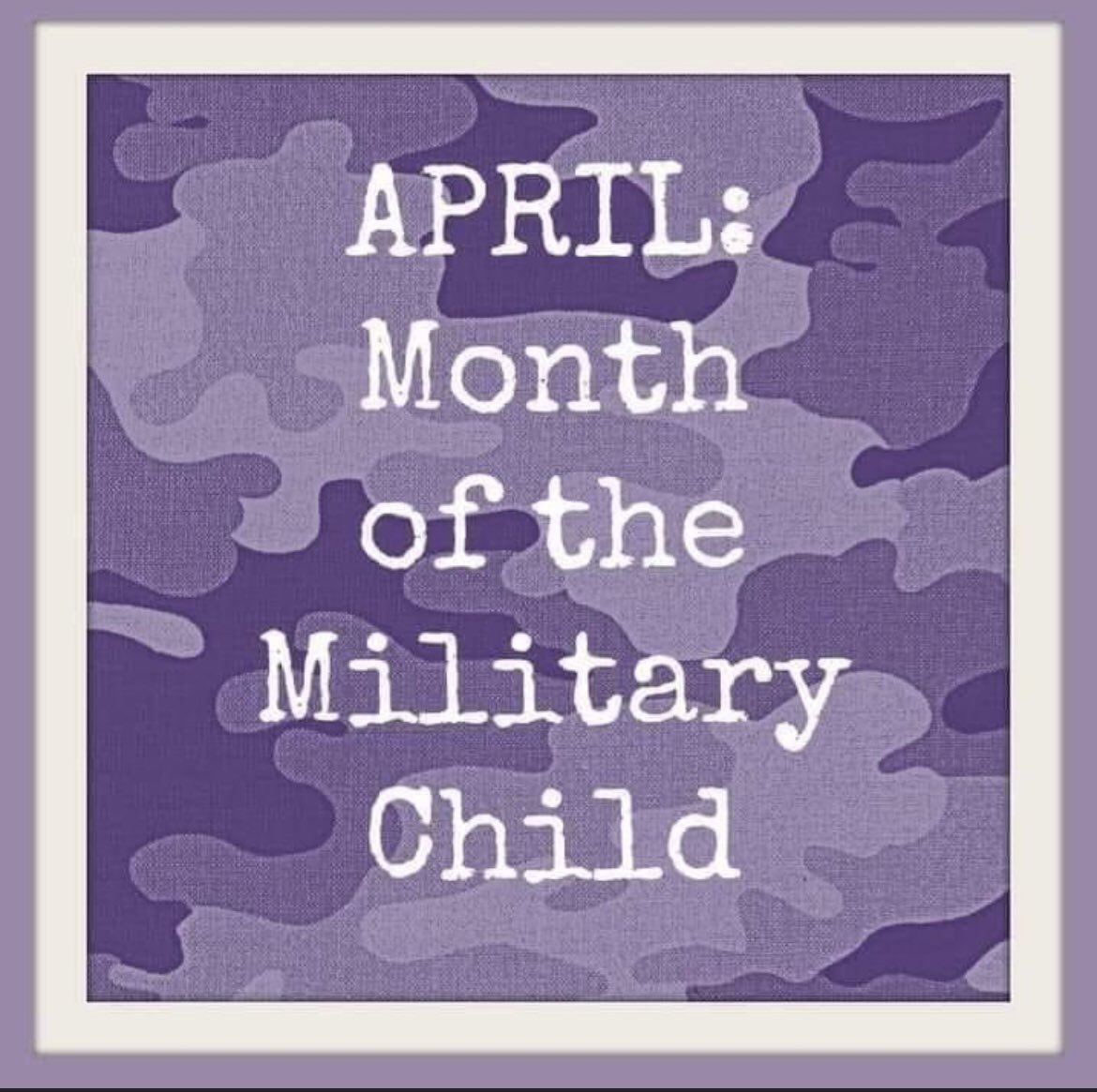 USAbrats's tweet photo. Happy #militarybrats Month! https://t.co/efmlOUmmnA